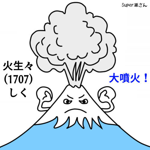 1707 富士山大噴火